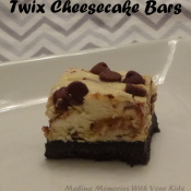 Twix Cheesecake Bars