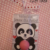 EOS Panda Valentine's Day Gift Idea with Free Printable