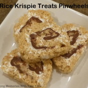 S'mores Rice Krispies Treats Pinwheels
