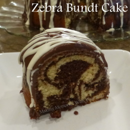 Zebra Bundt Cake {Secret Recipe Club}