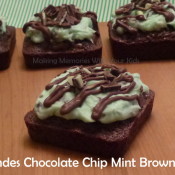 Andes Chocolate Chip Mint Brownies
