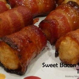 Sweet Bacon Wrapped Tater Tots