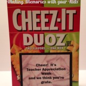 Cheezy Teacher Appreciation Gift Idea with Free Printable Tag