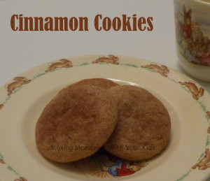 Soft and Chewy Cinnamon Cookies