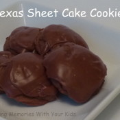 Texas Sheet Cake Cookies - Chewy and Chocolatey