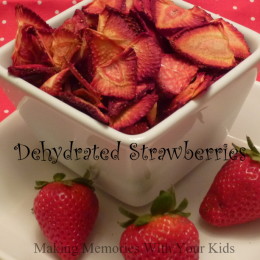 DIY Dehydrated Strawberries
