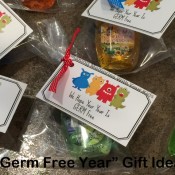 Have a Germ Free Year Gift Idea with Free Printable (Teacher Gift Idea)