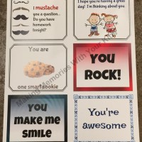 Free Printable Lunch Box Notes for Kids