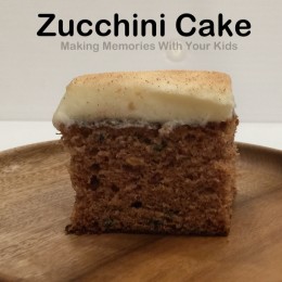 Cinnamon Zucchini Cake with Cream Cheese Frosting