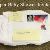 Diaper Baby Shower Invitations