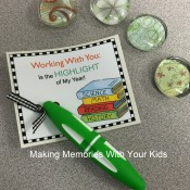 Working with you is the HIGHLIGHT of my year - free printable