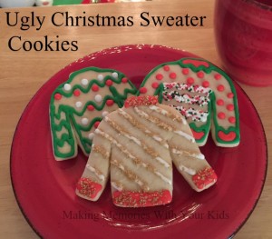 Ugly Christmas Sweater Decorated Sugar Cookies