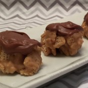 Chex Scotcharoos - the perfect combination of chocolate, peanut butter and butterscotch