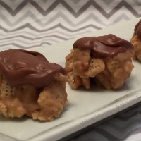 Chex Scotcharoos - the perfect combination of chocolate, peanut butter and butterscotch