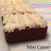 Mini Carrot Cakes with Cream Cheese Frosting