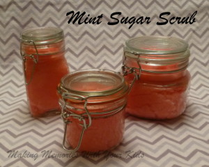 DIY Mint Sugar Scrub