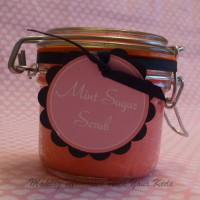 DIY Mint Sugar Scrub