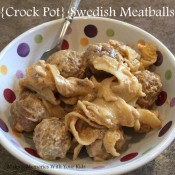 Crock Pot Swedish Meatballs