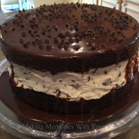 Oreo Cheesecake Chocolate Cake