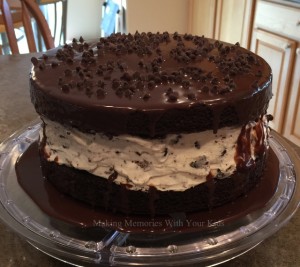 Oreo Cheesecake Chocolate Cake