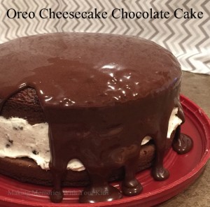 Oreo Cheesecake Chocolate Cake