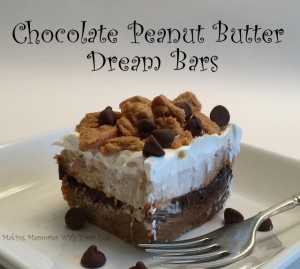 Chocolate Peanut Butter Dream Bars