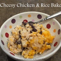 Cheesy Chicken and Rice Bake {Secret Recipe Club}