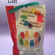 You're the Bear-y Best Teacher - Teacher Appreciation Gift with Tag