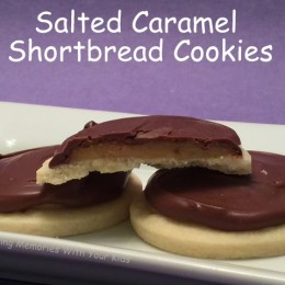 Salted Caramel Shortbread Cookies {Secret Recipe Club}