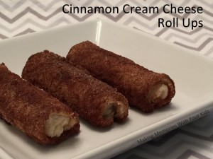 Cinnamon Cream Cheese Roll Ups