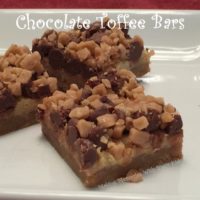 Chocolate Toffee Bars