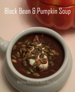 Black Bean and Pumpkin Soup