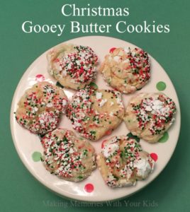 Christmas Gooey Butter Cookies