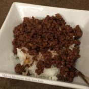 Korean Beef and Rice