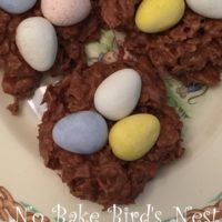 No Bake Bird's Nest Cookies for Easter