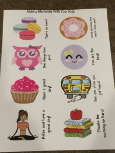 Cute Lunch Box Notes for Kids