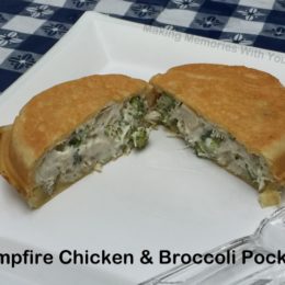 Campfire Chicken and Broccoli Pockets