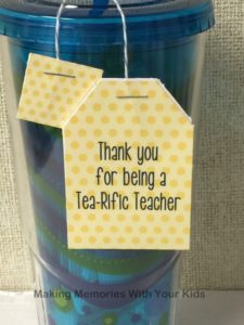 Tea-riffic Teacher Gift Idea