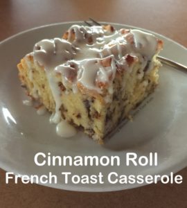 Cinnamon Roll French Toast Casserole