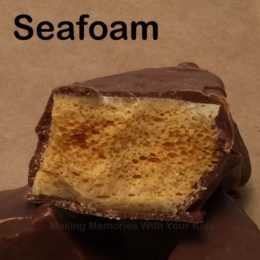 Chocolate Dipped Seafoam Candy